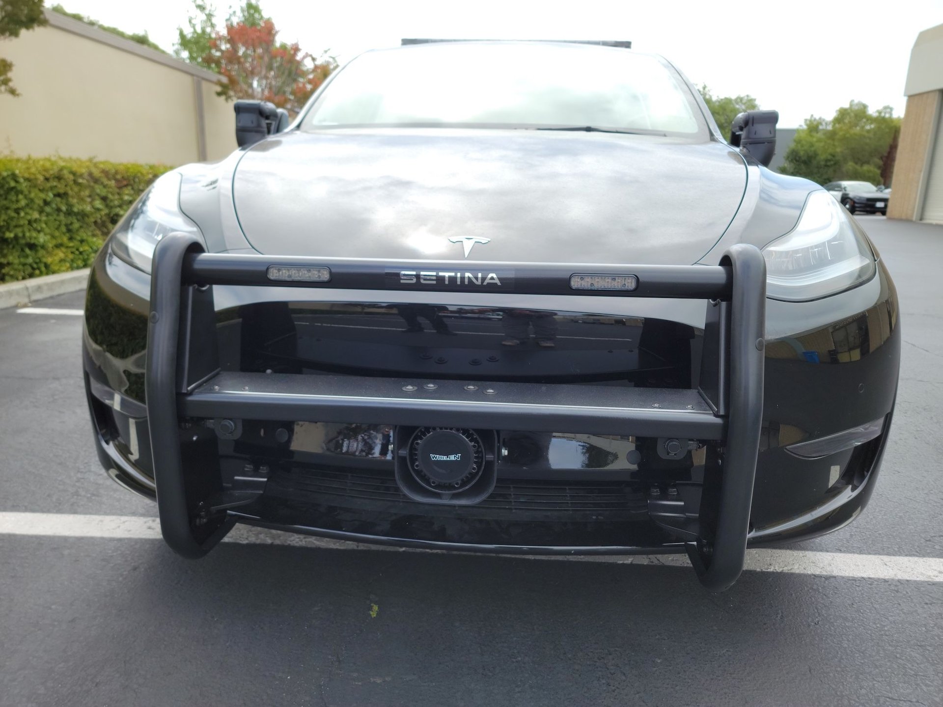 Tesla Patrol Vehicle Front Grille